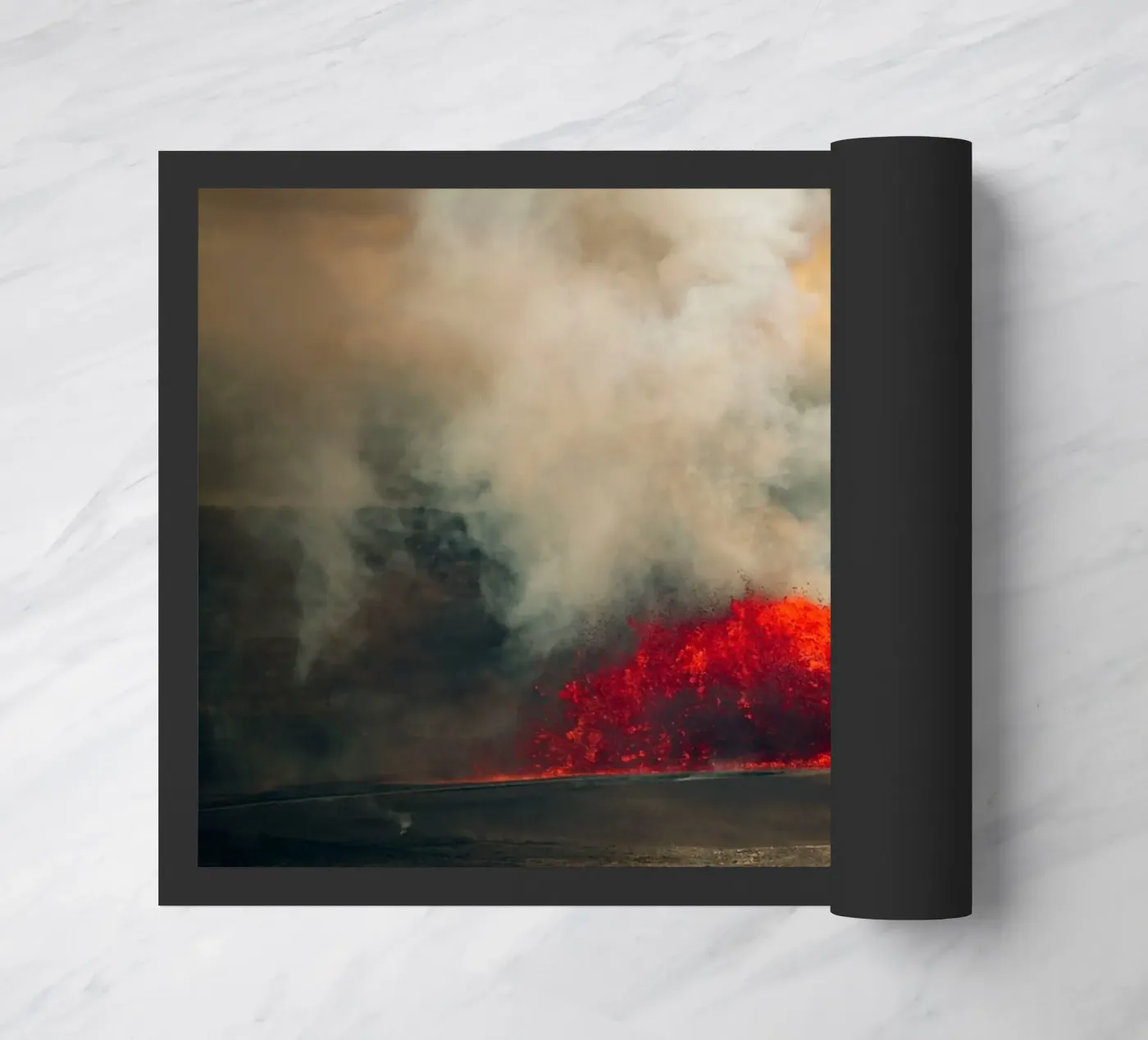 volcano Fußmatte von Earthly Visions