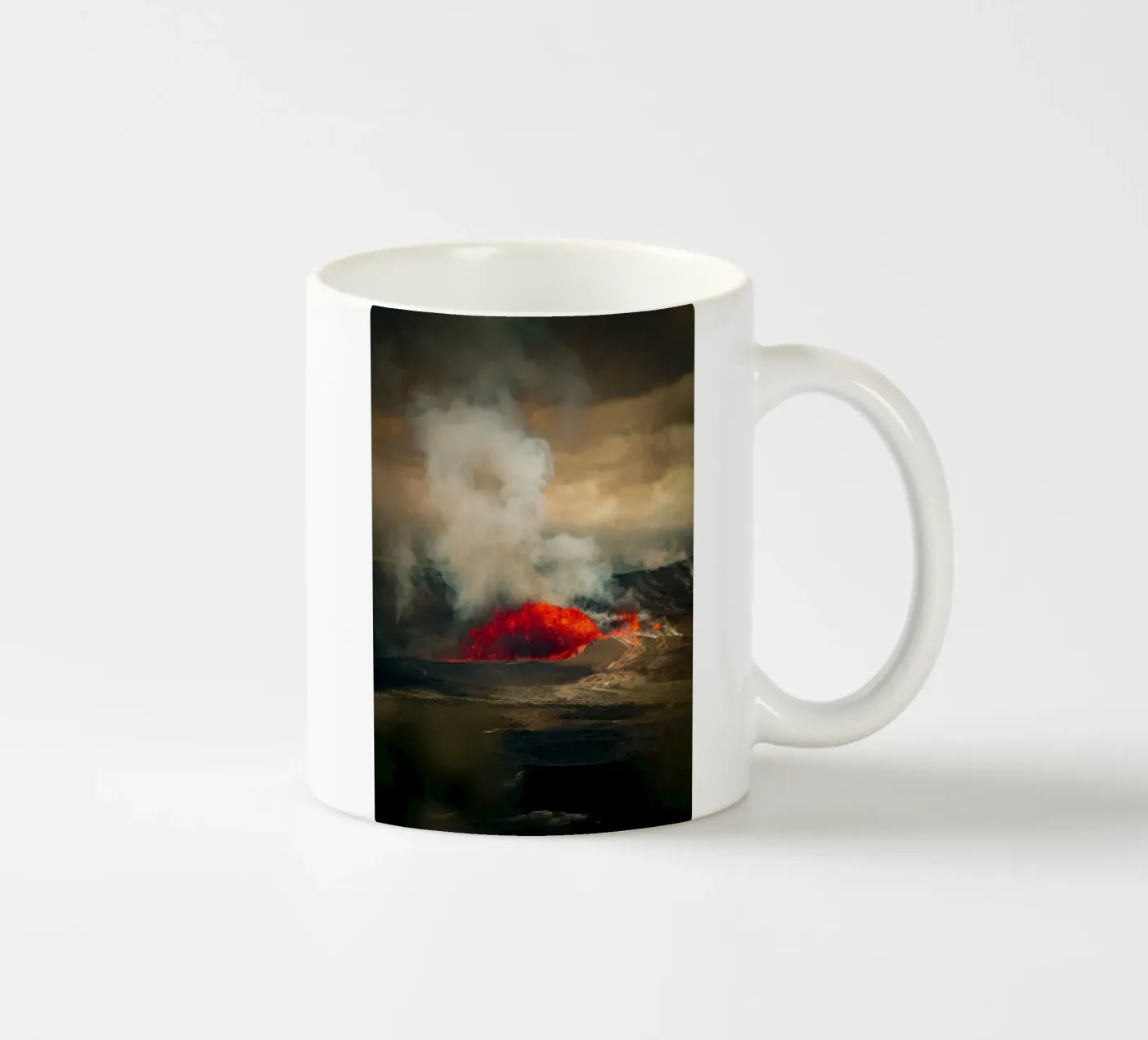 volcano Keramik Tasse von Earthly Visions