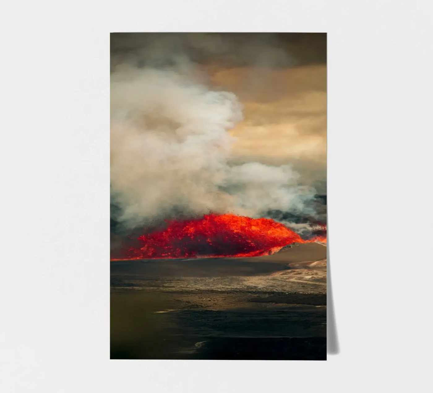 volcano Stickerbogen von Earthly Visions