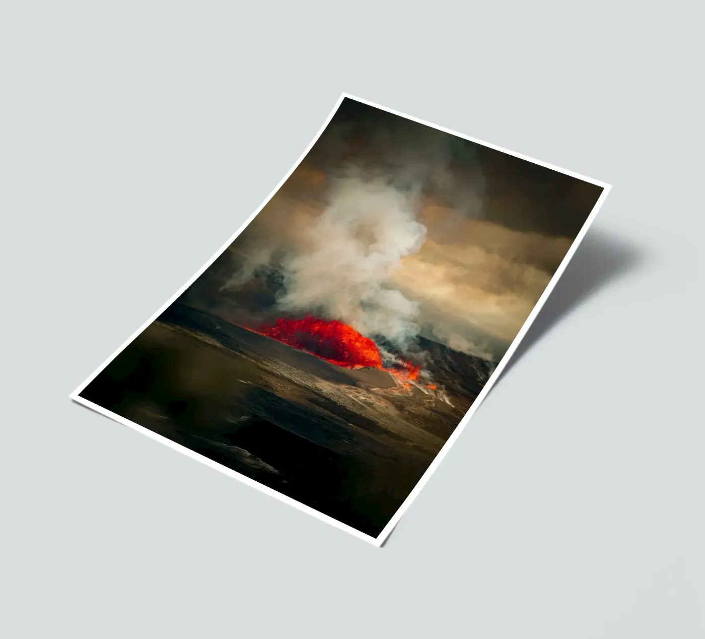 volcano Stickerbogen von Earthly Visions