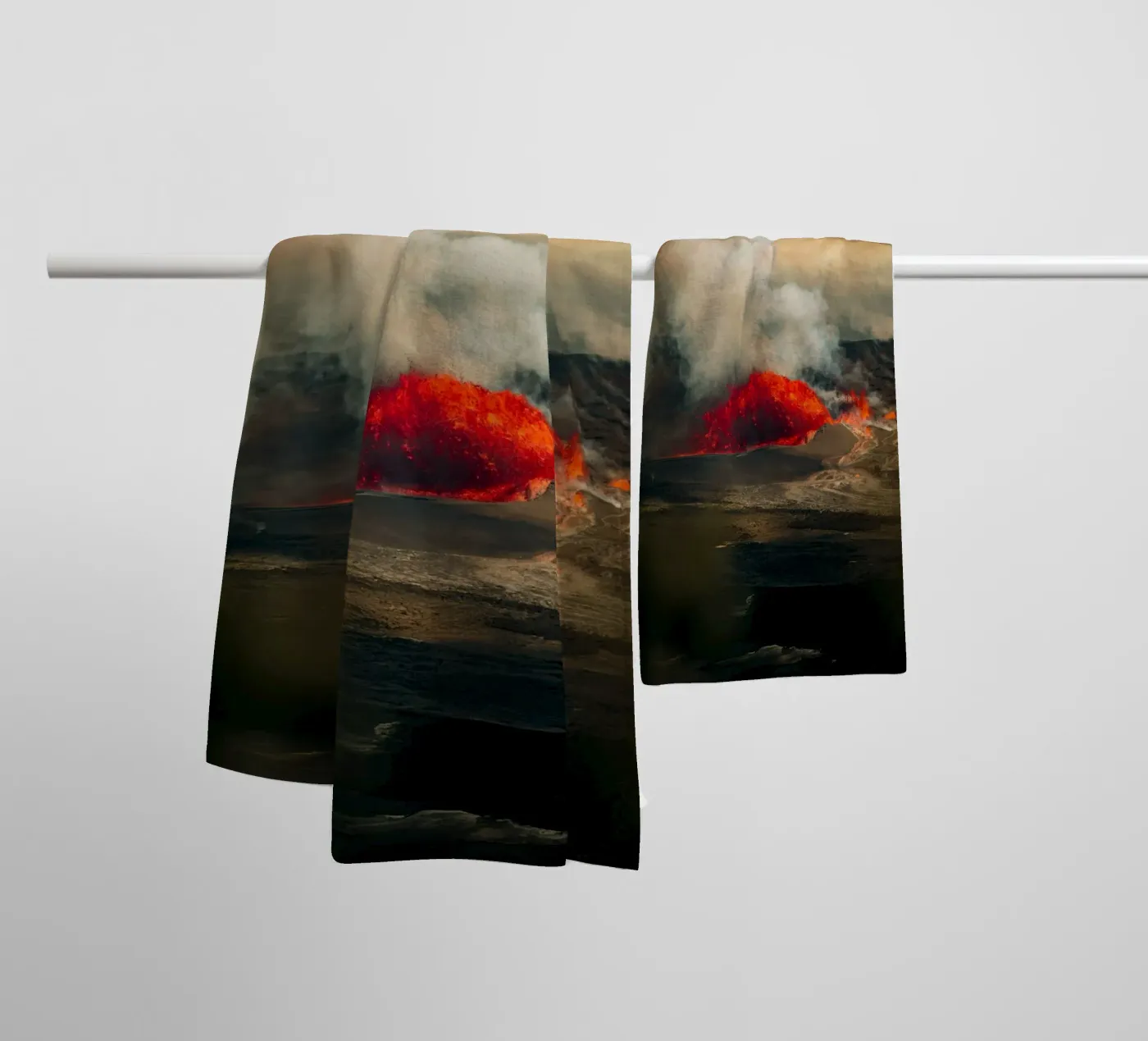 volcano serviette de bain de Earthly Visions