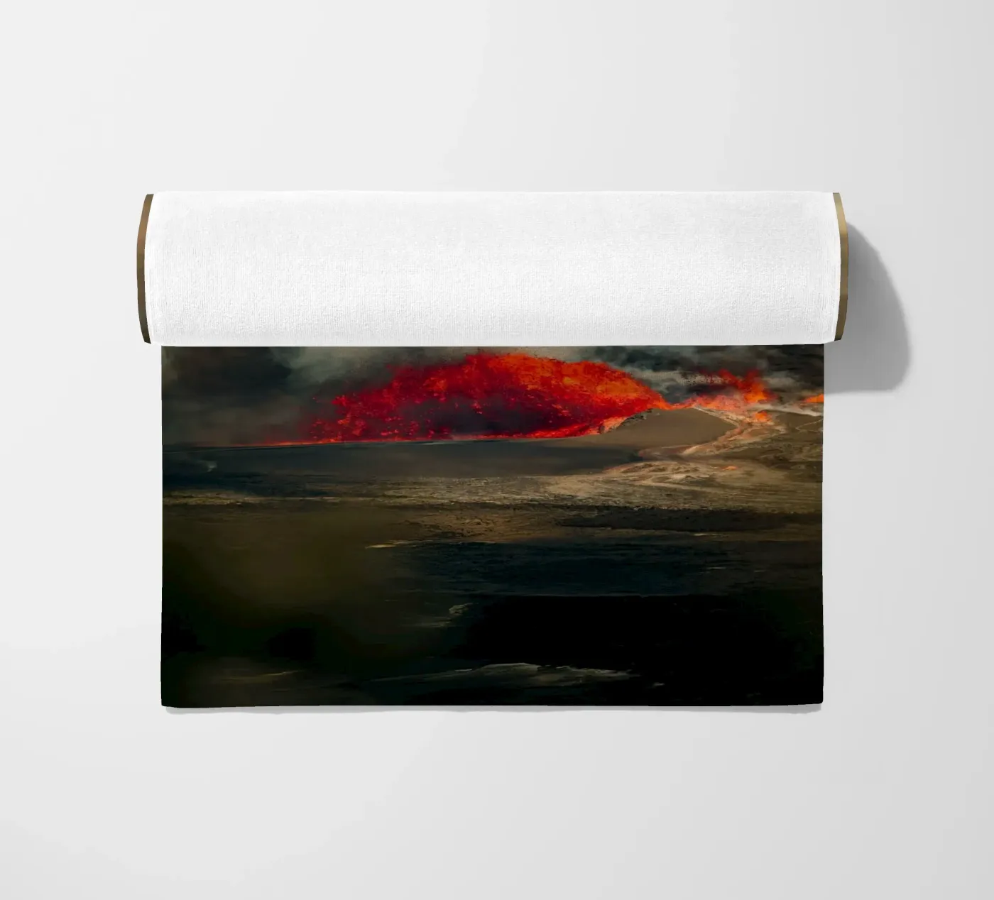 vulkaan strandhanddoek van Earthly Visions