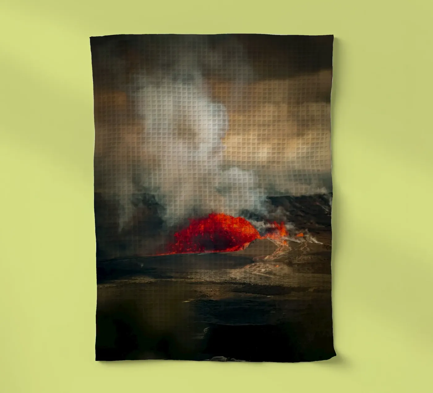 volcano Geschirrtuch von Earthly Visions