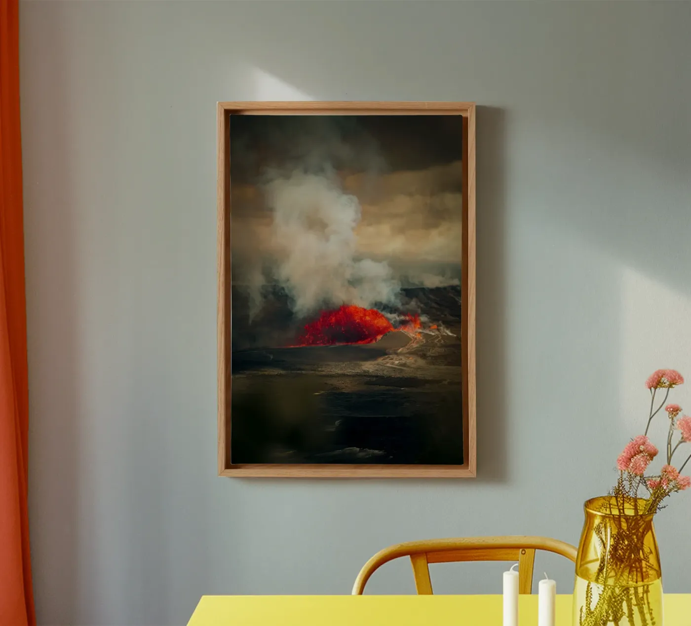 volcano Leinwand von Earthly Visions