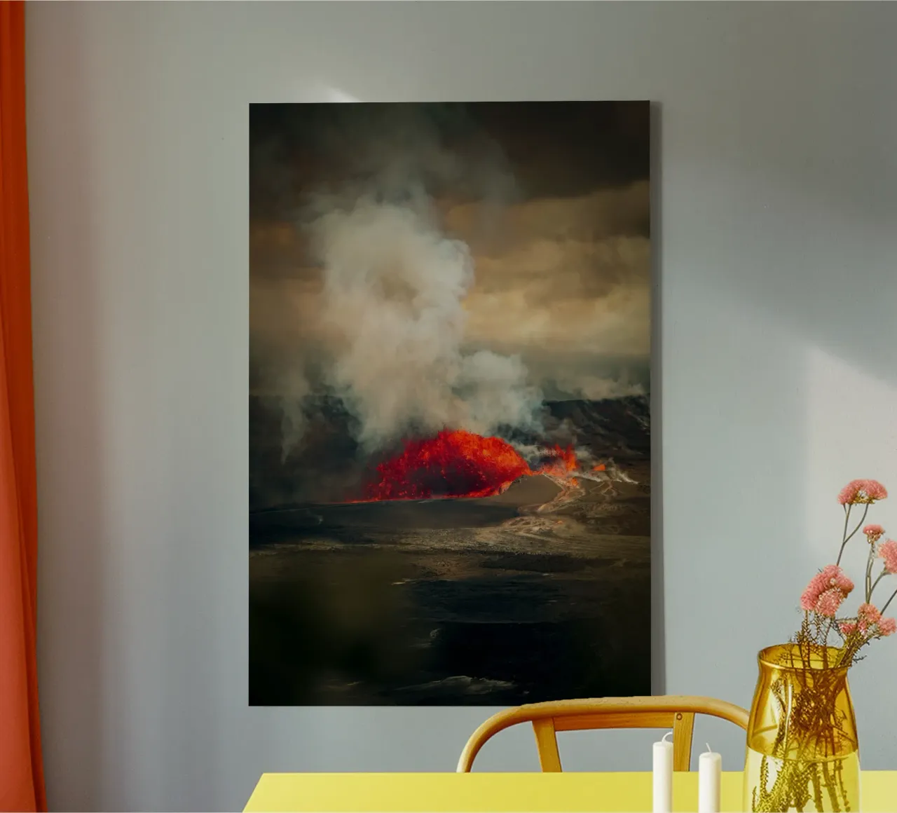 vulcano tela da Earthly Visions