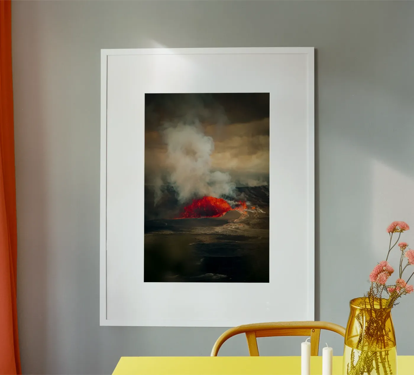 volcano Poster von Earthly Visions