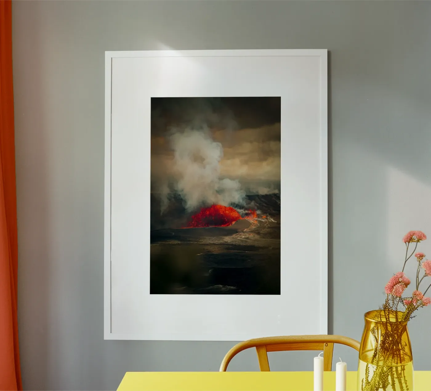 volcano poster de Earthly Visions