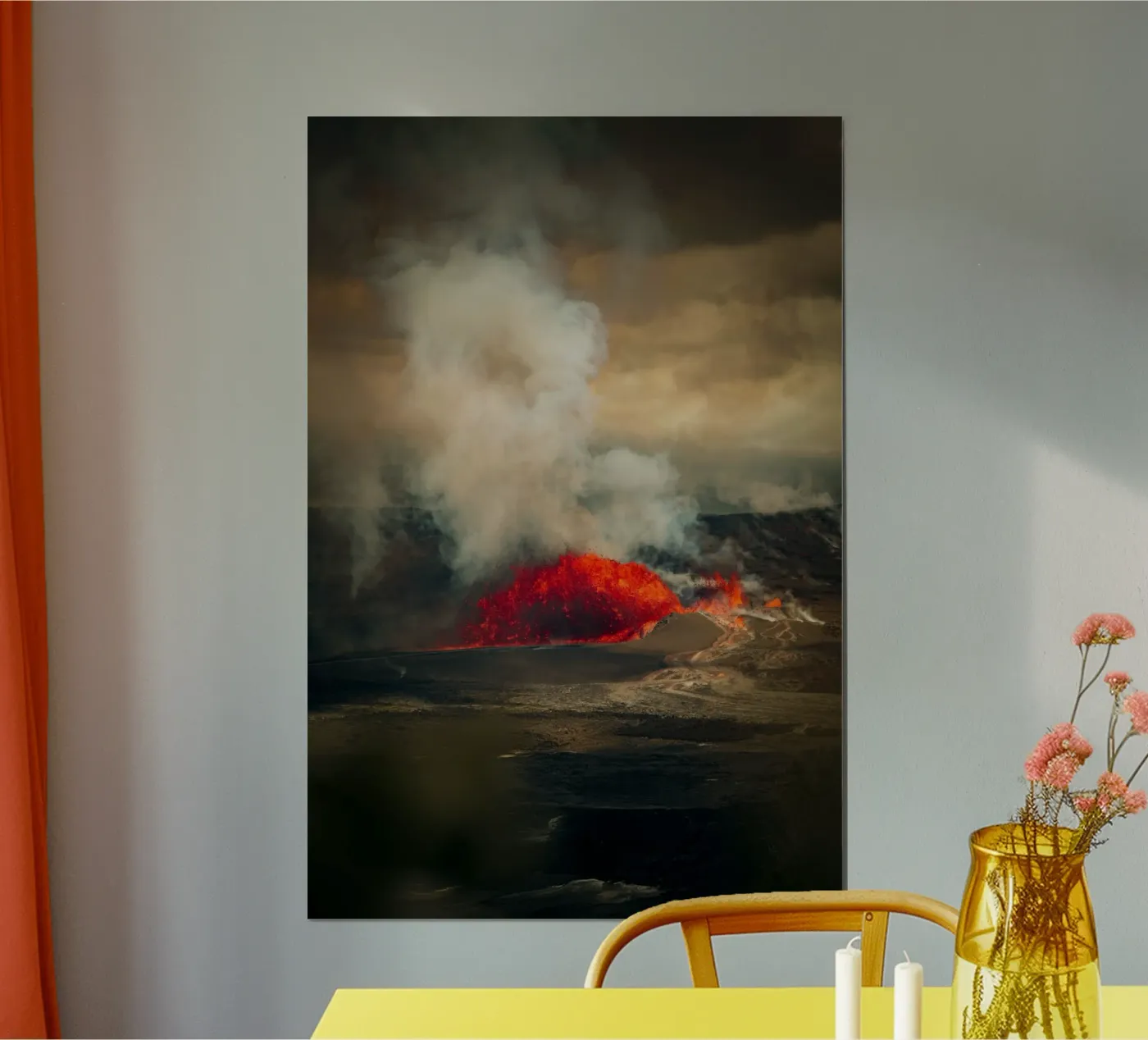 volcano Poster von Earthly Visions