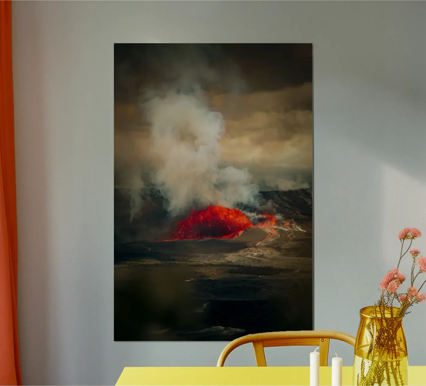 volcano poster de Earthly Visions