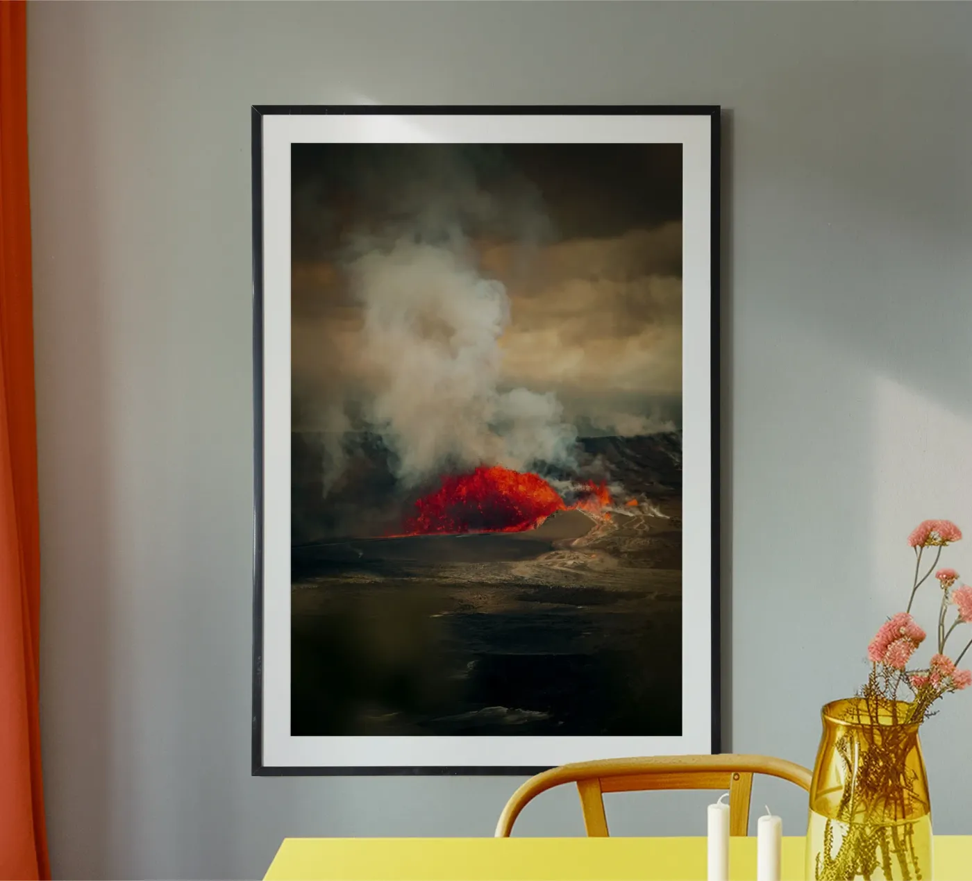 volcano poster de Earthly Visions