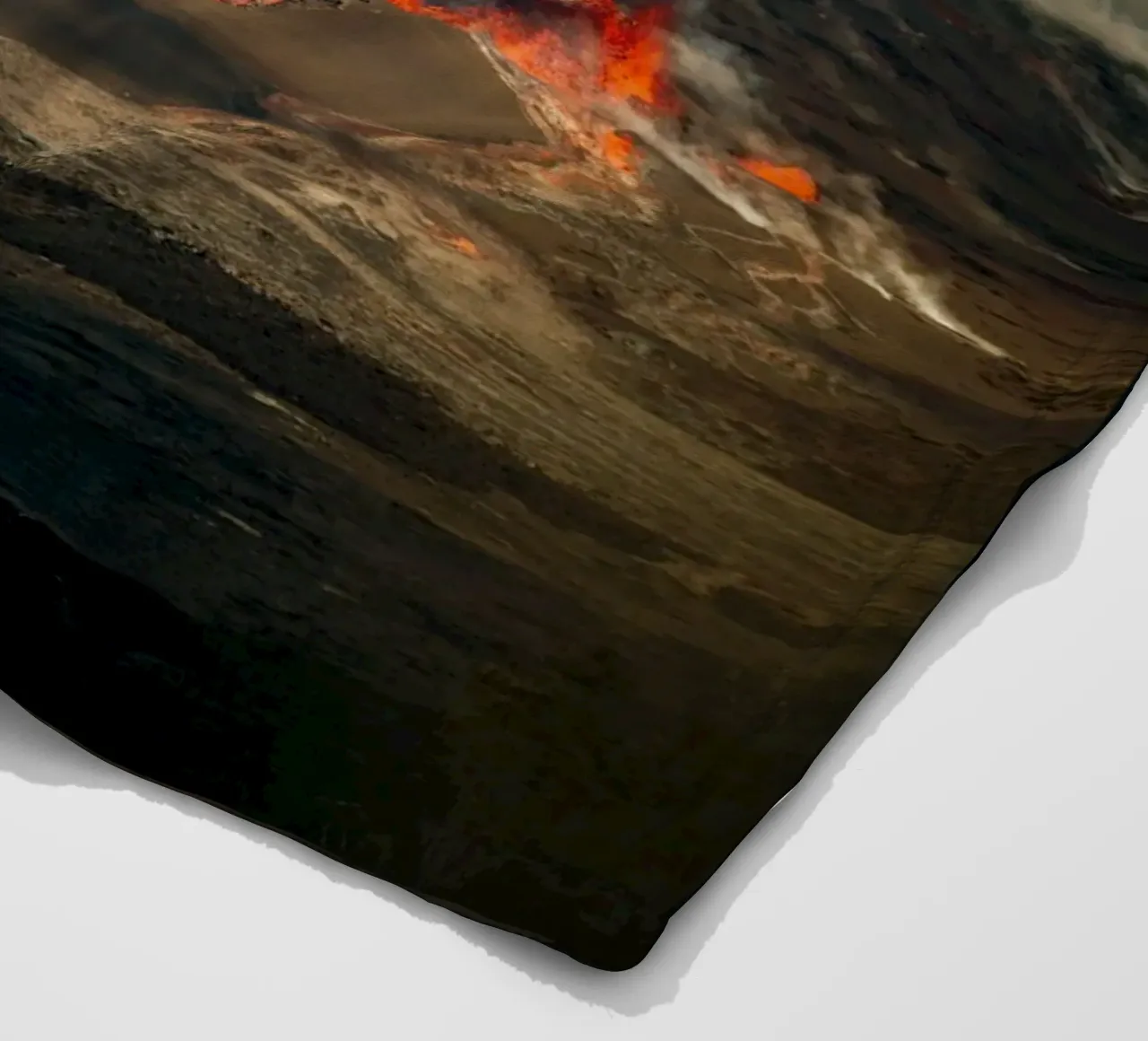 volcano Fleecedecke von Earthly Visions