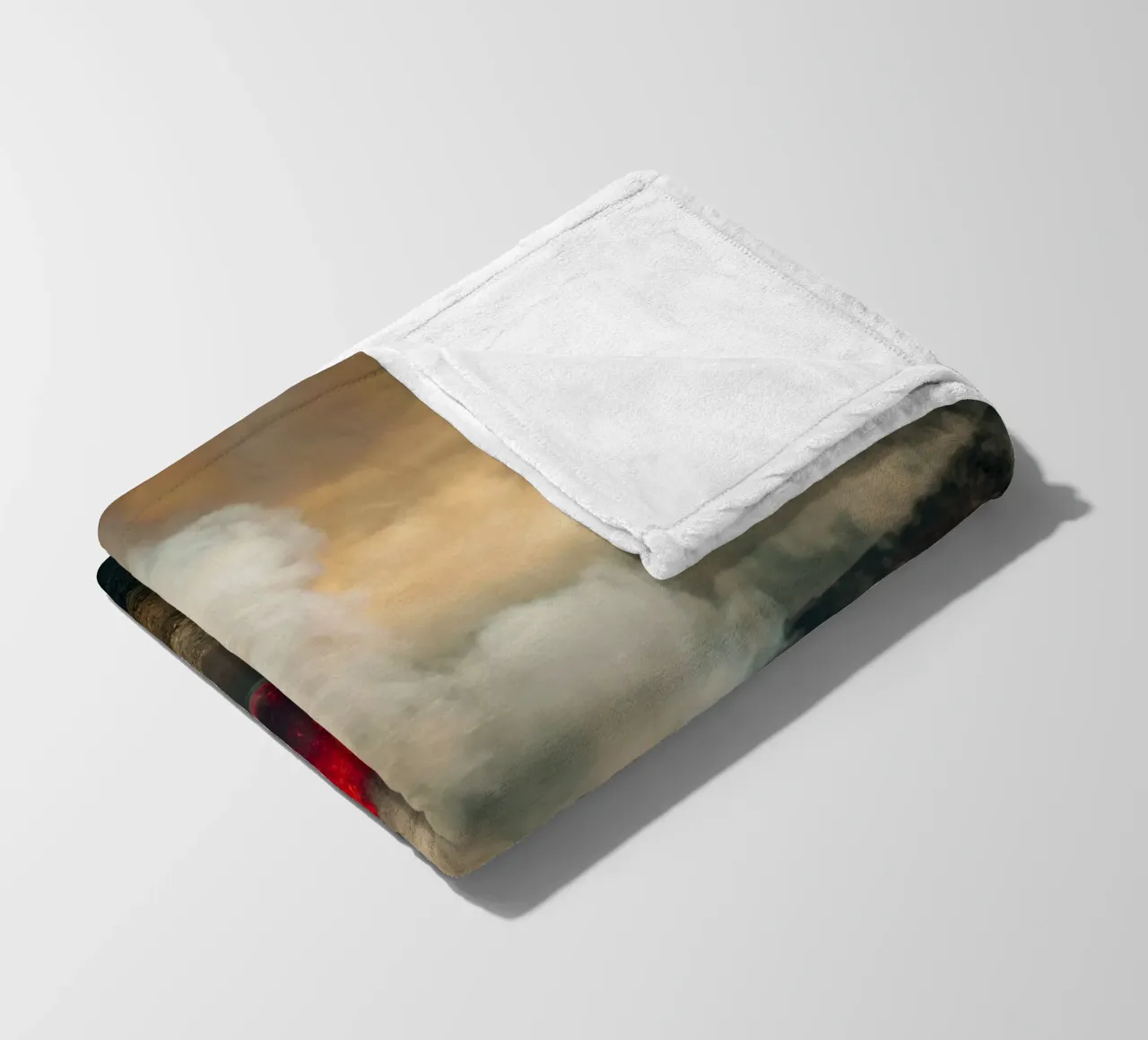 volcano Fleecedecke von Earthly Visions