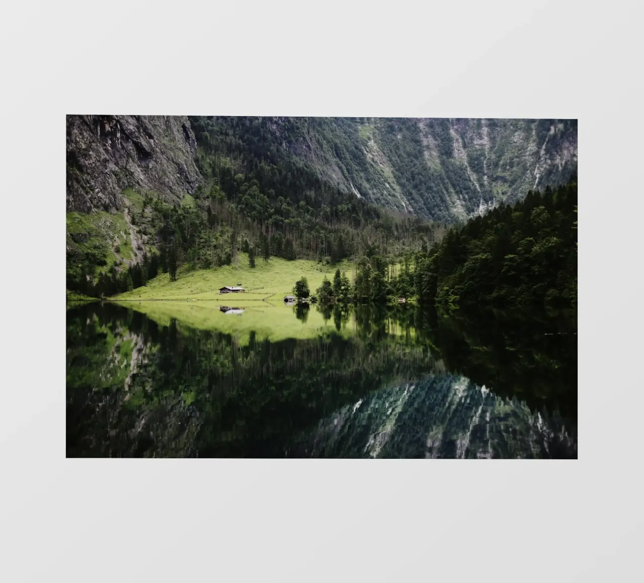 Riflessione sul Königssee pellicola backlit da Simon Koy