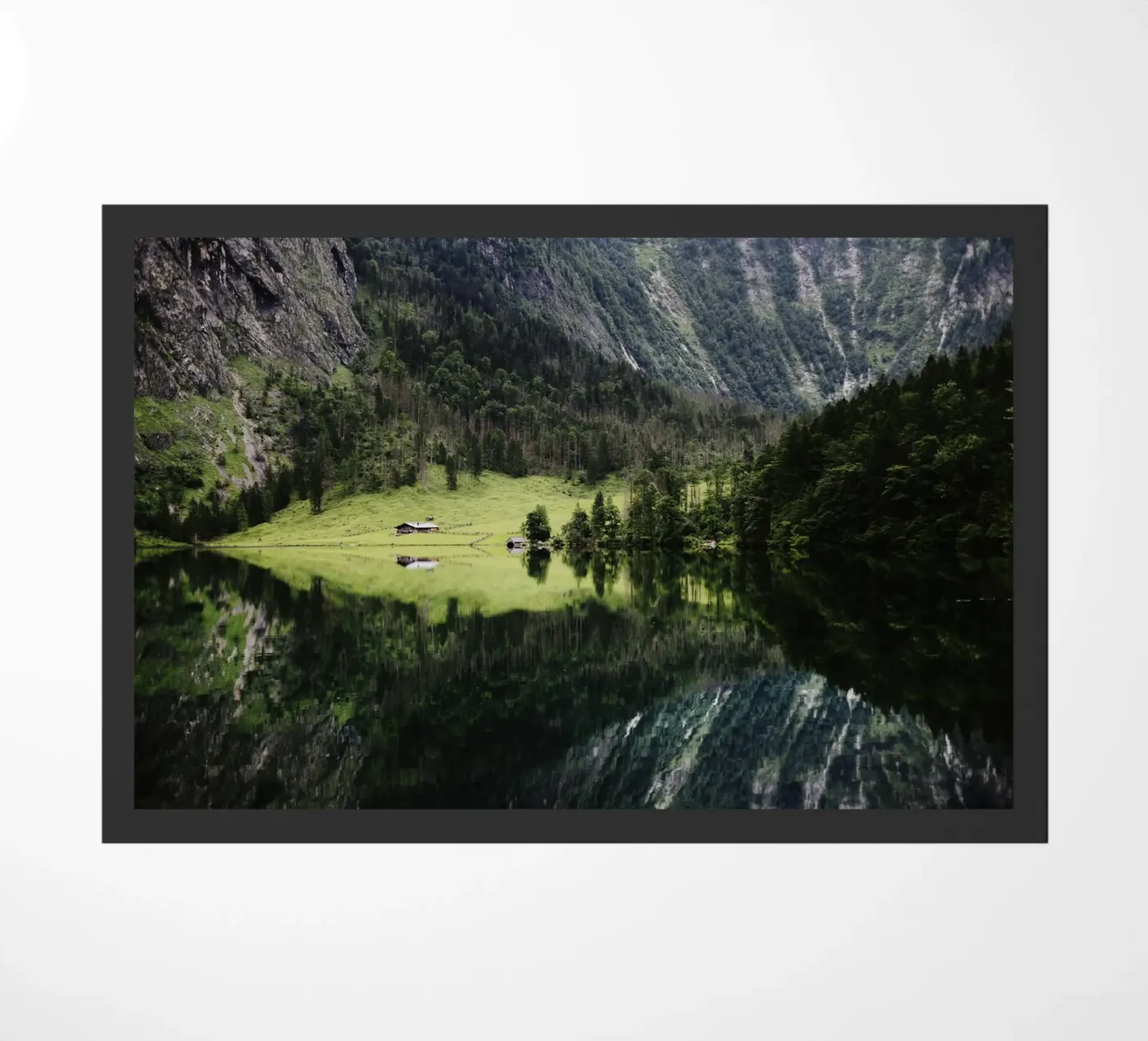 Reflection at Königssee zerbino da fotokunst