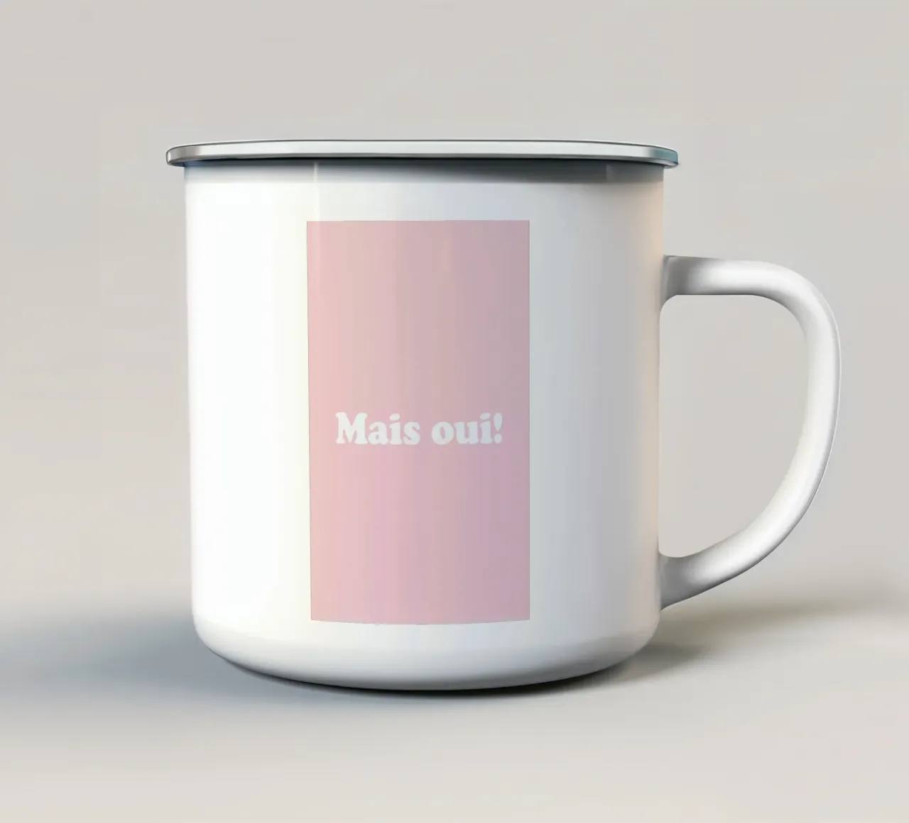 Mais Oui! tazza in smalto da Studio One