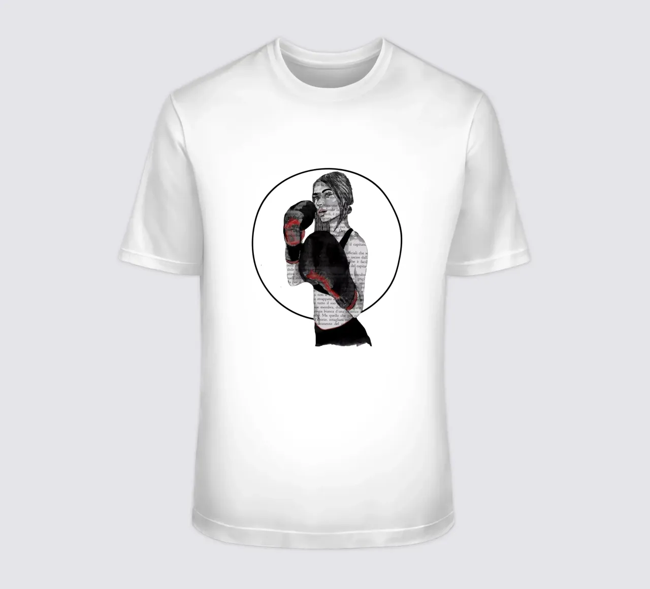 Ragazza boxe t-shirt da LaylaOzFun
