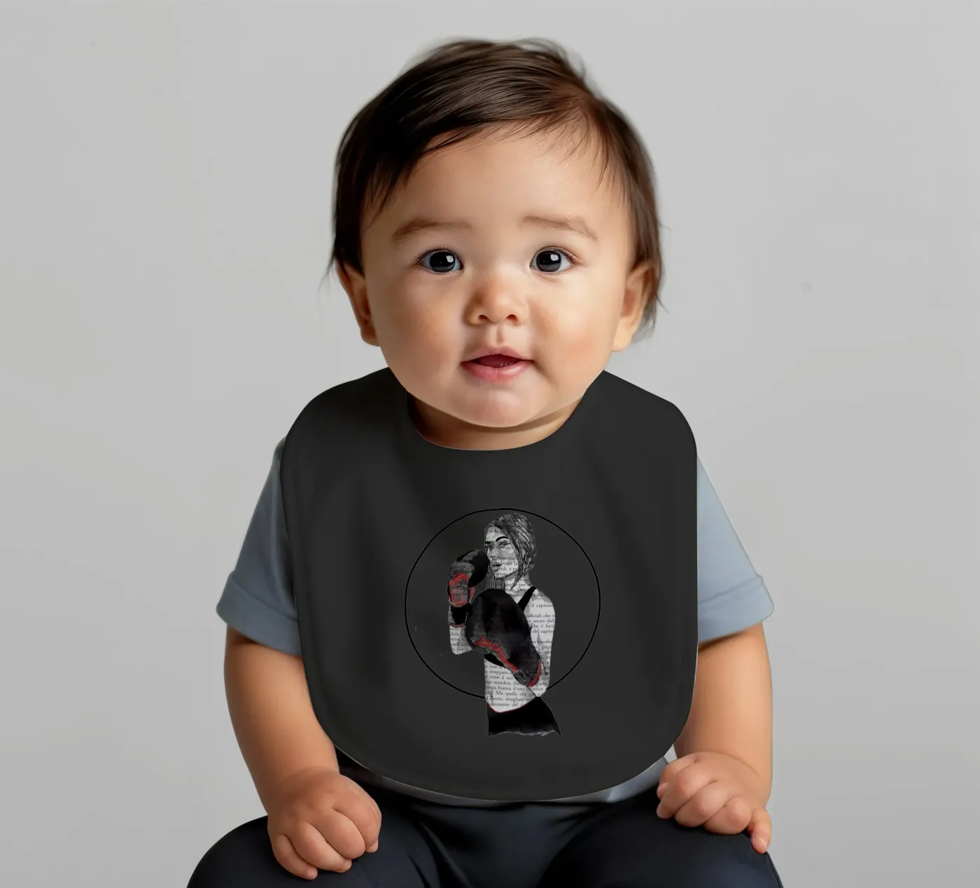 Girl boxe Babylätzchen von LaylaOzFun