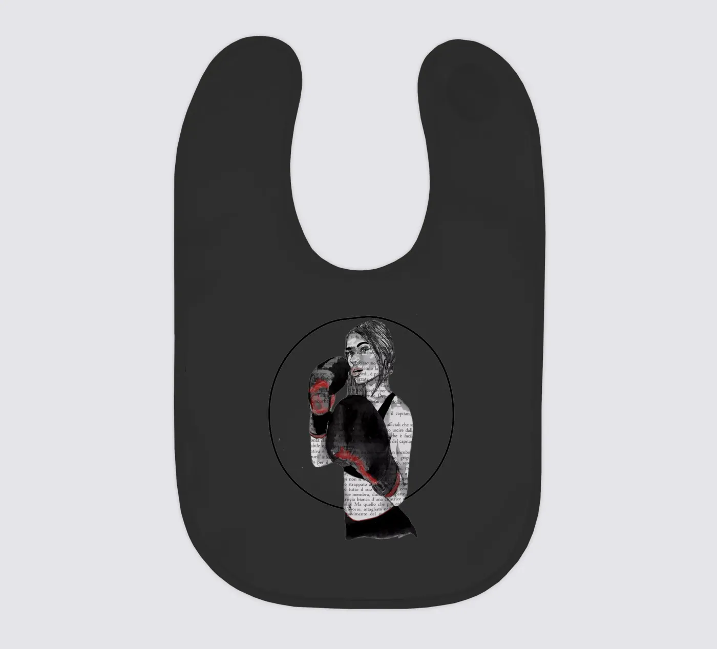 Ragazza boxe bavaglino da LaylaOzFun