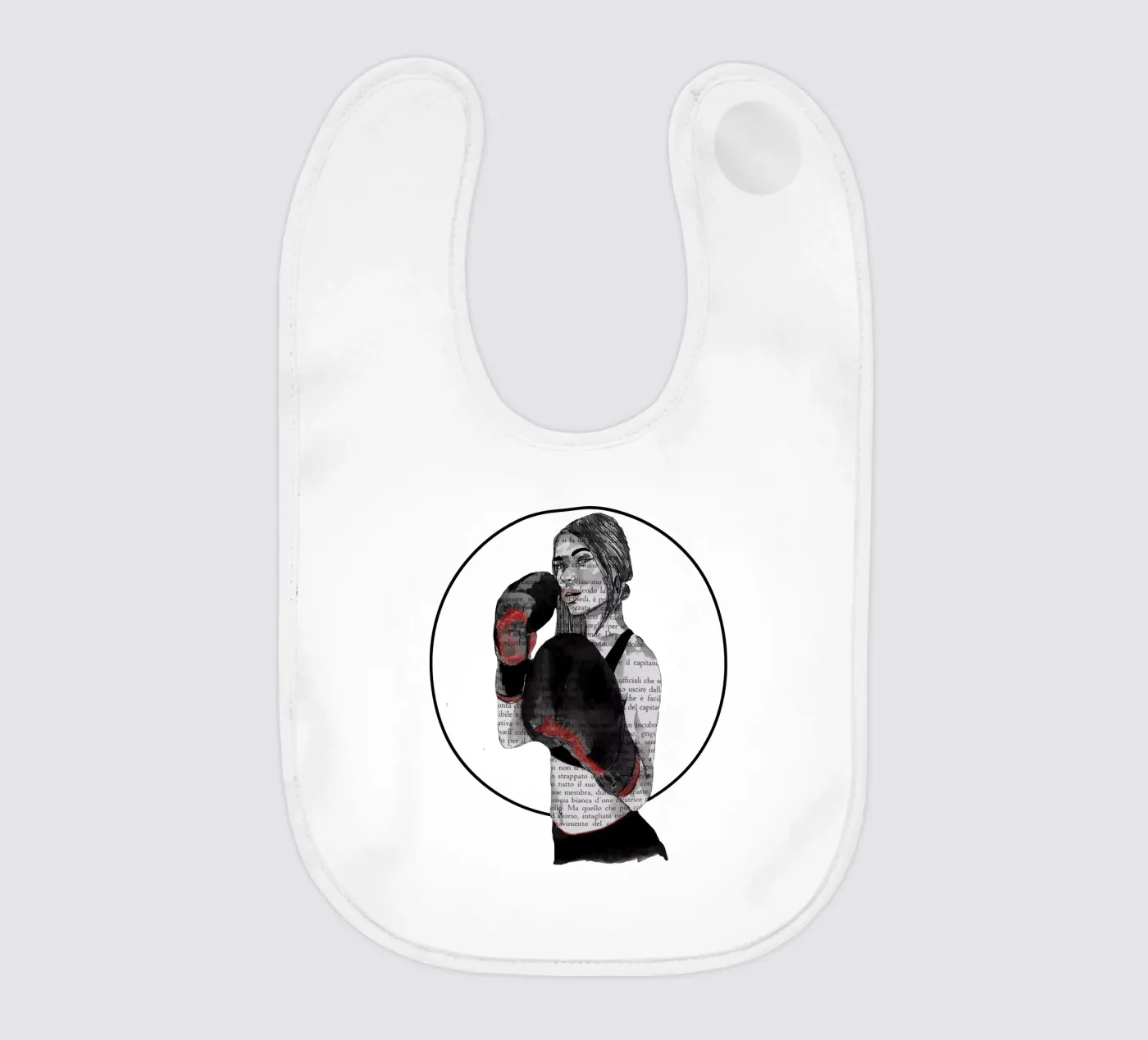 Ragazza boxe bavaglino da LaylaOzFun
