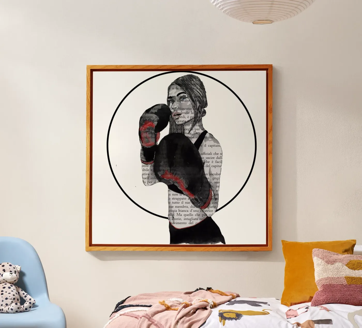 Mädchen-Boxe Acryl-Glas von LaylaOzFun