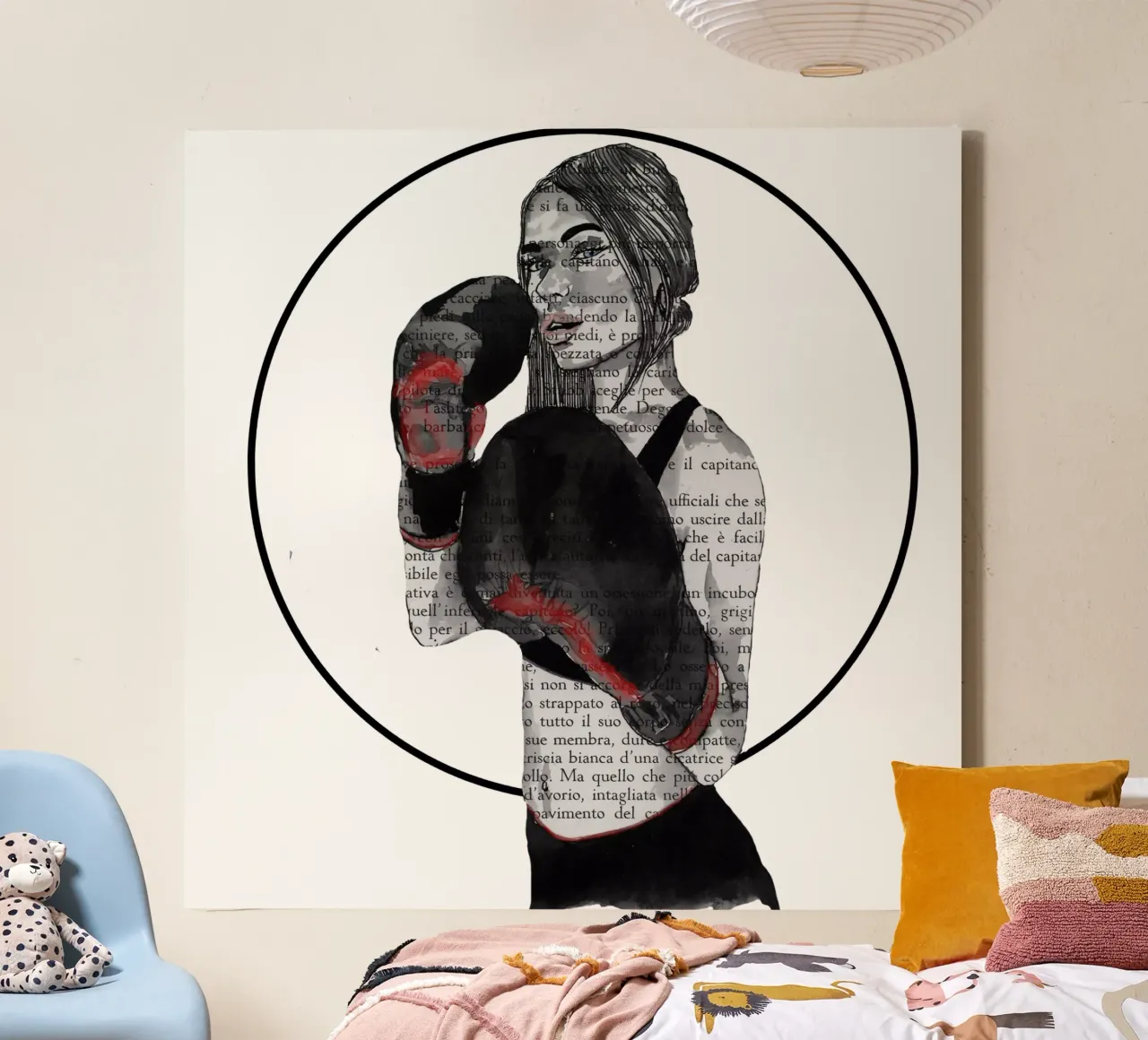 Ragazza boxe tela da LaylaOzFun