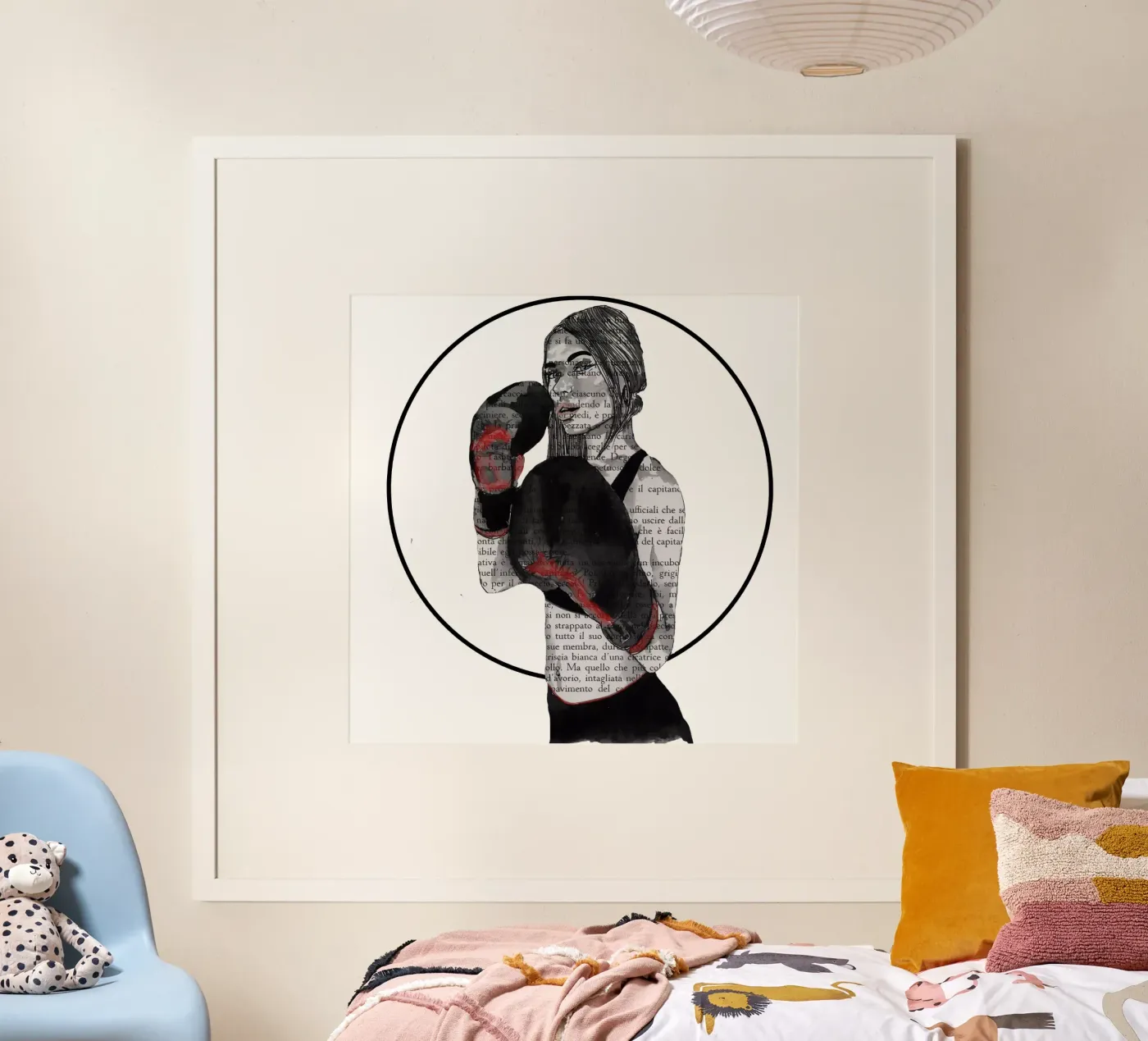 Meisje boxe poster van LaylaOzFun