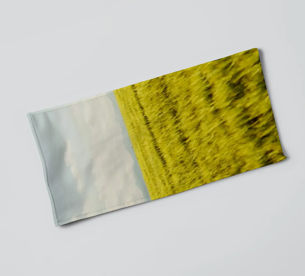 Grain field in Upper Bavaria towel by Simon Koy