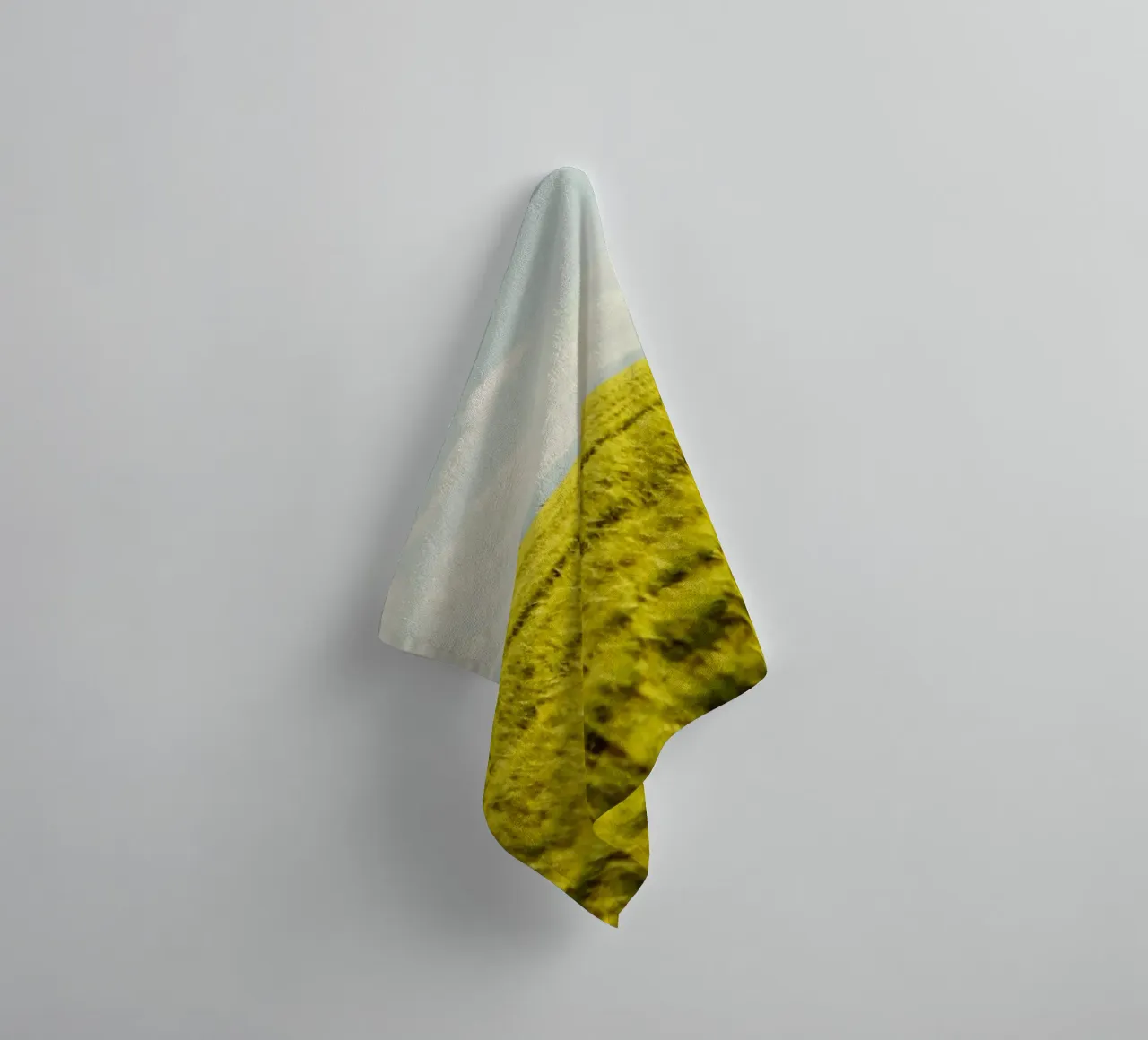 Grain field in Upper Bavaria towel by Simon Koy