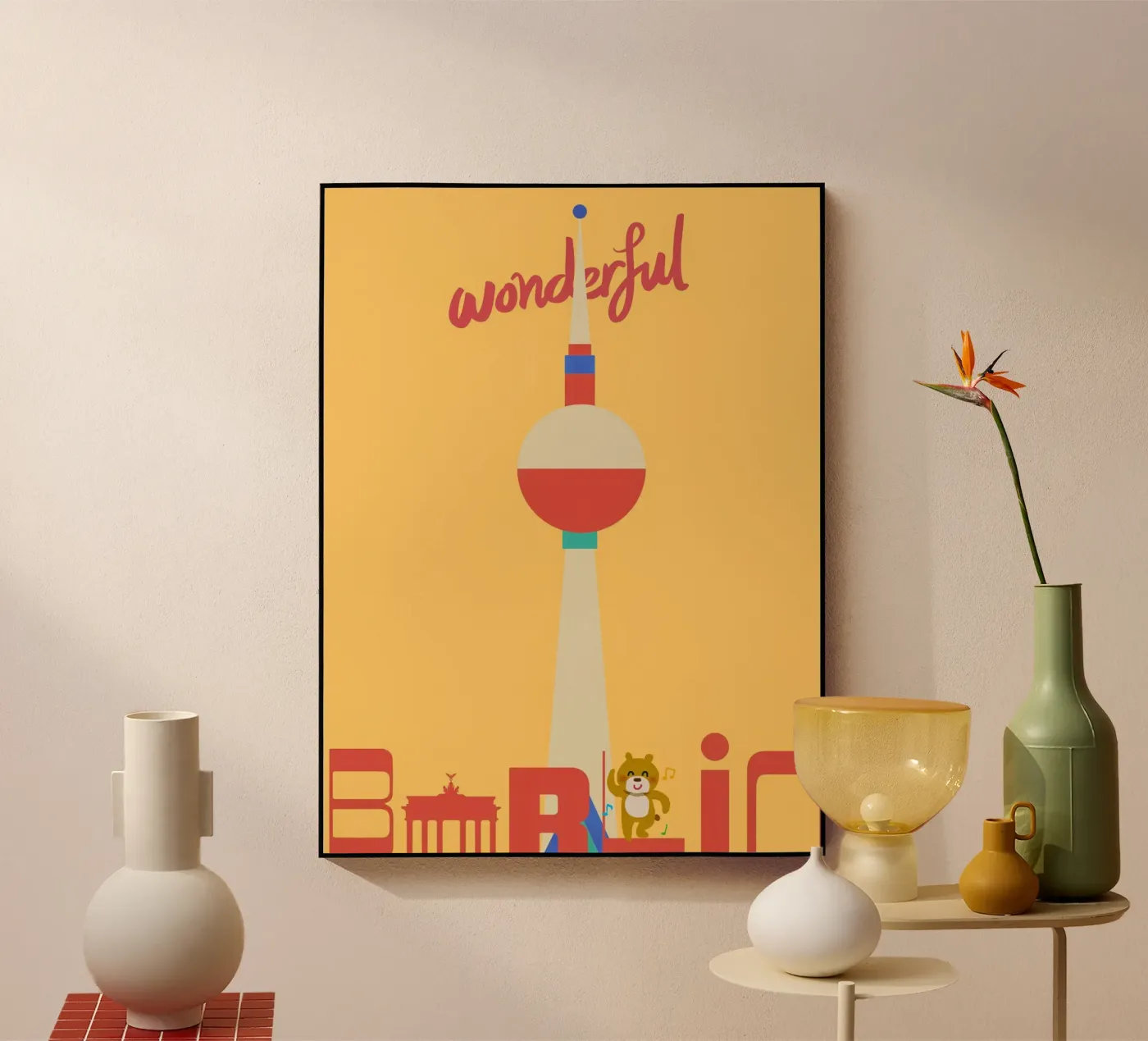 Happy Berlin acrylic glass by DLart