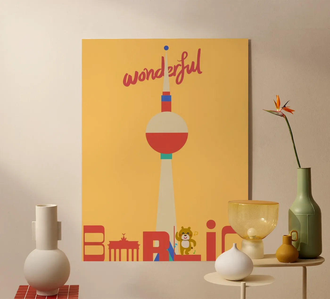 Happy Berlin acrylic glass by DLart