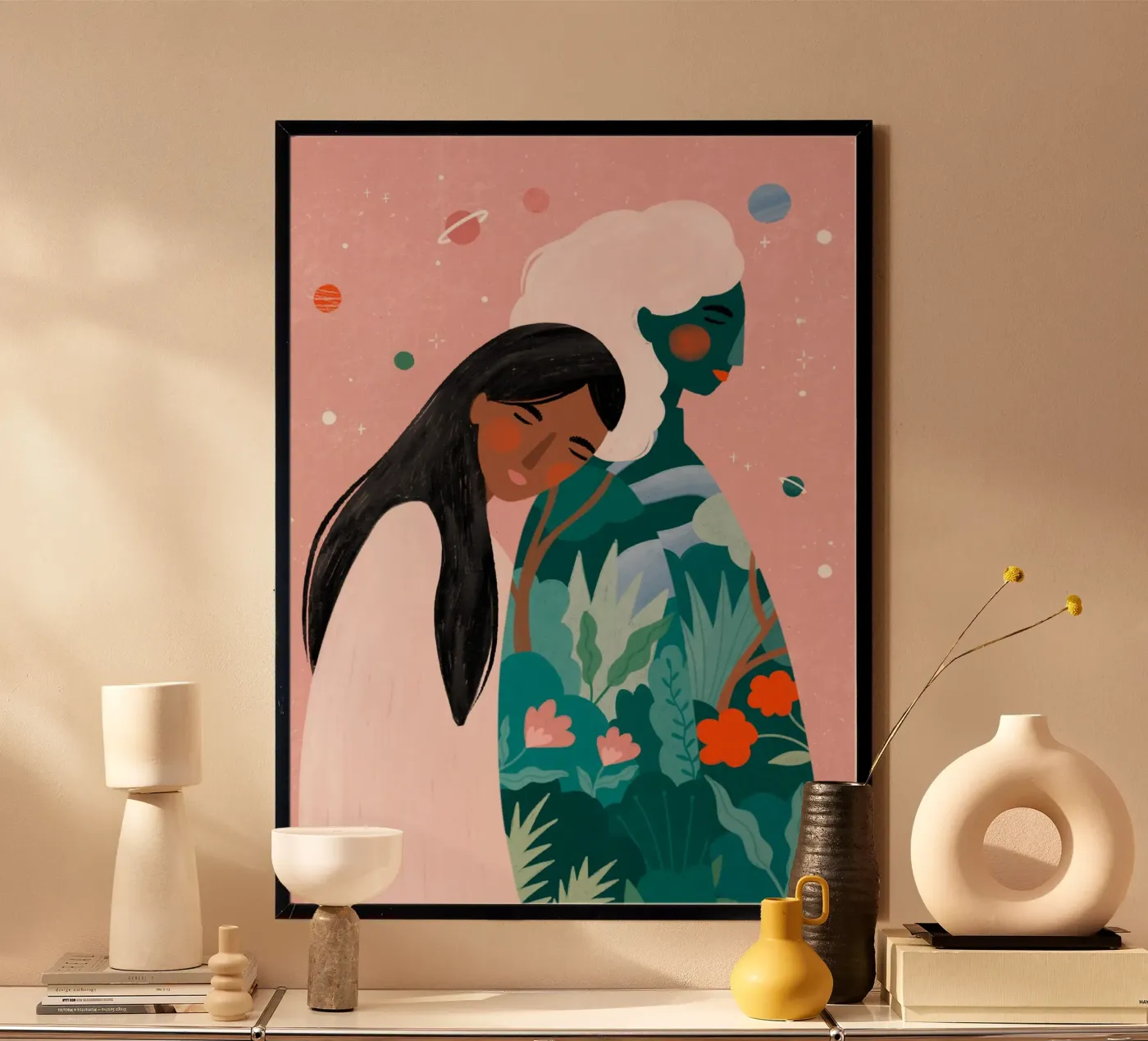 Reconnect poster by Bea Mueller