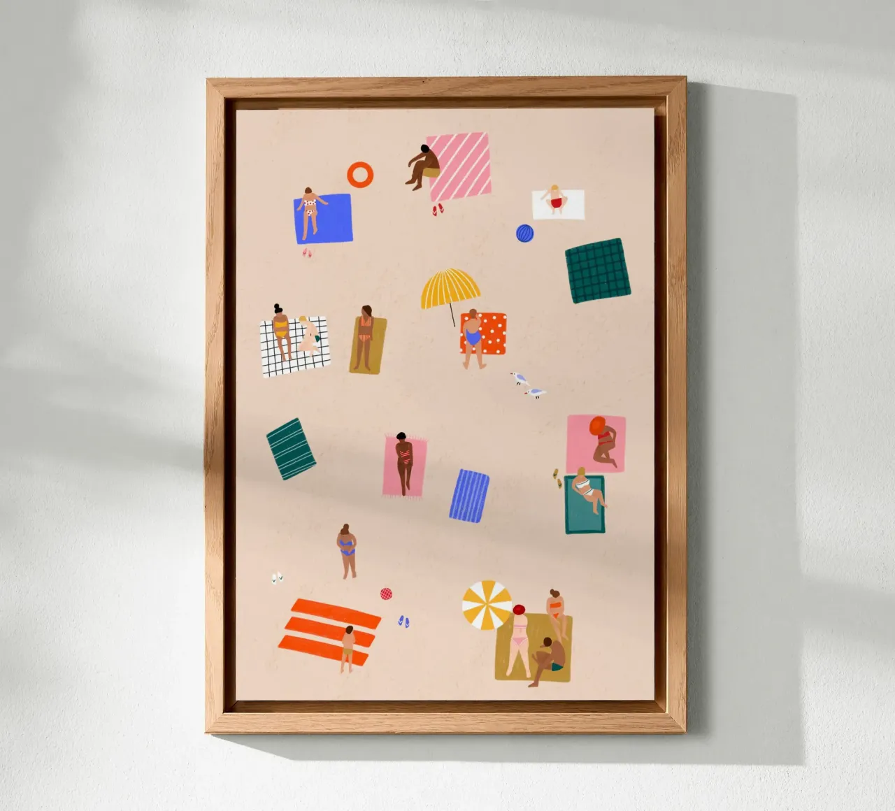 The Beach alluminio dibond da Bea Mueller