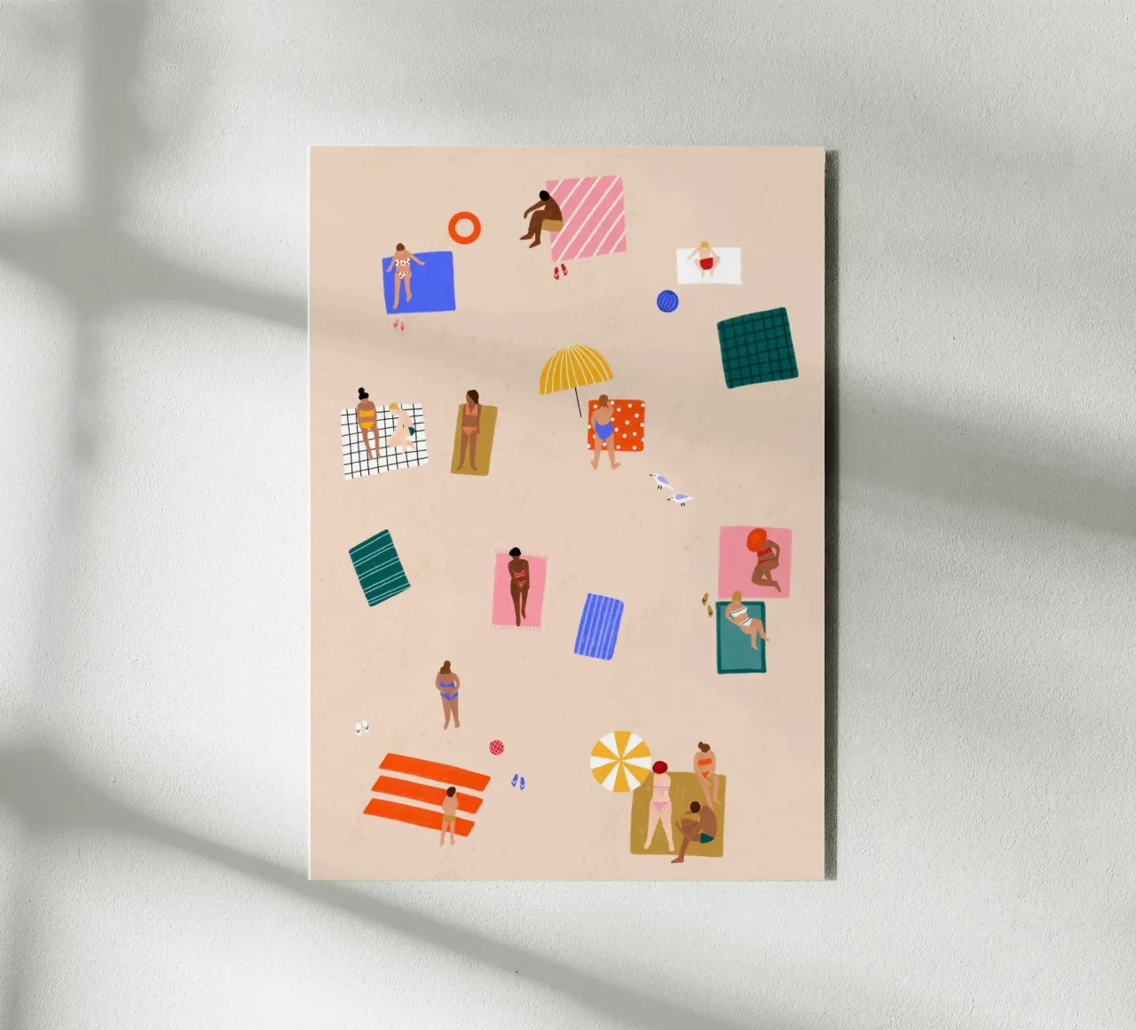 The Beach alluminio dibond da Bea Mueller