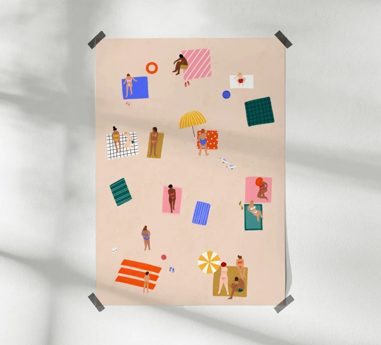 The Beach carta hahnemühle da Bea Mueller