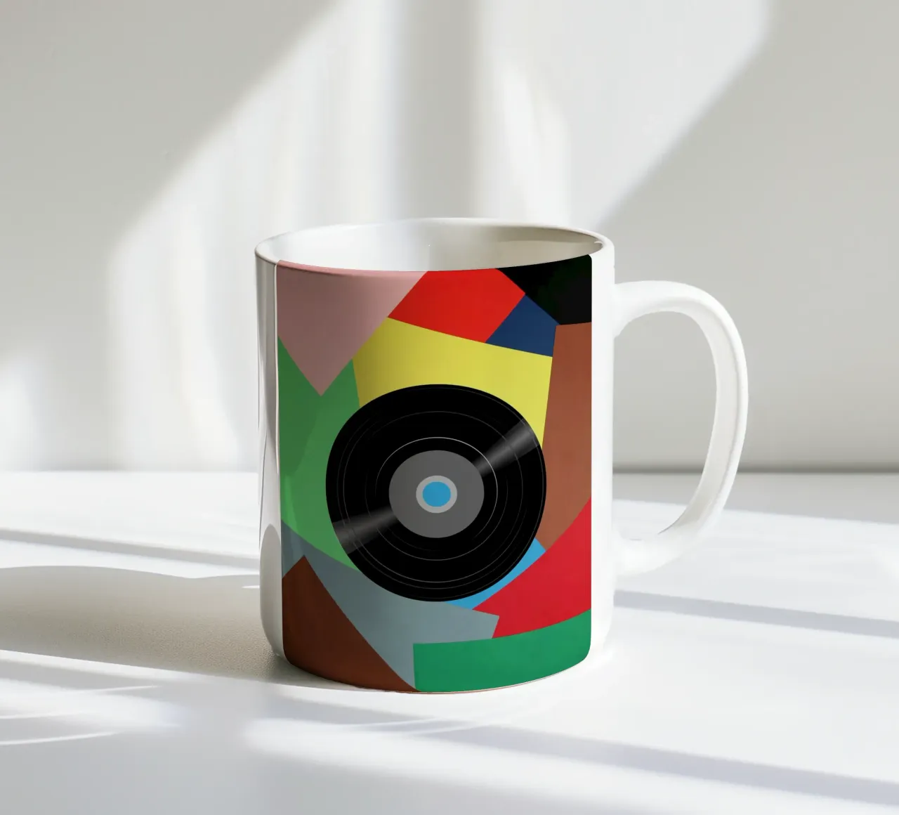 music plate on color shade tazza in ceramica da Creaton