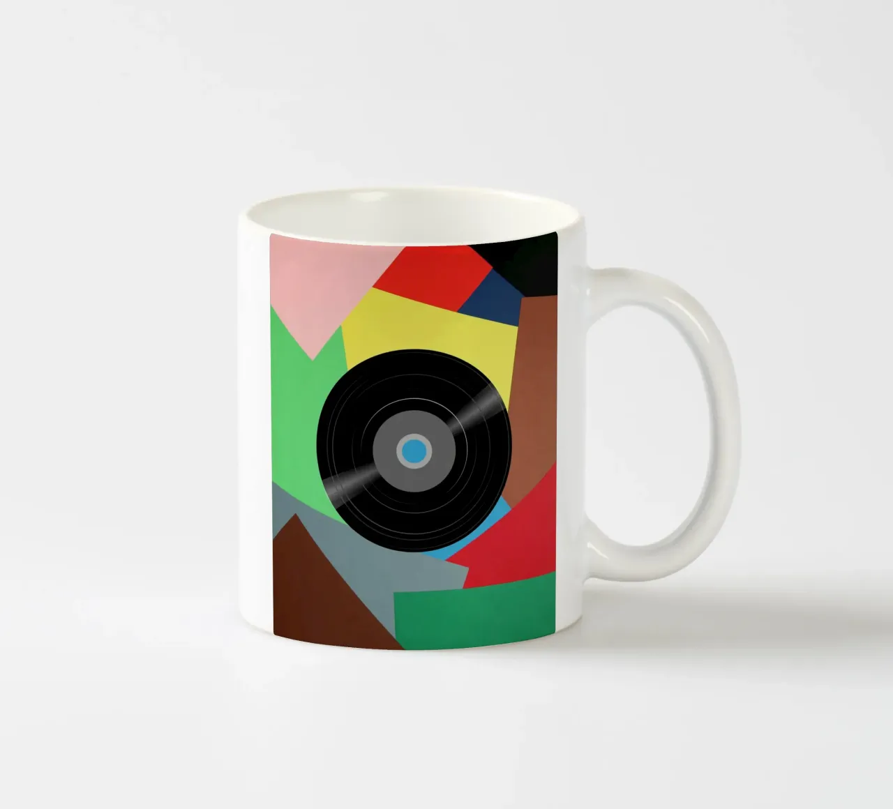 music plate on color shade tazza in ceramica da Creaton
