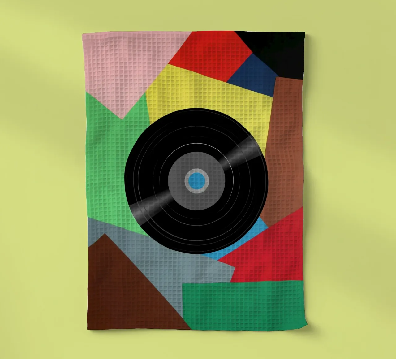 music plate on color shade canovaccio da cucina da Creaton
