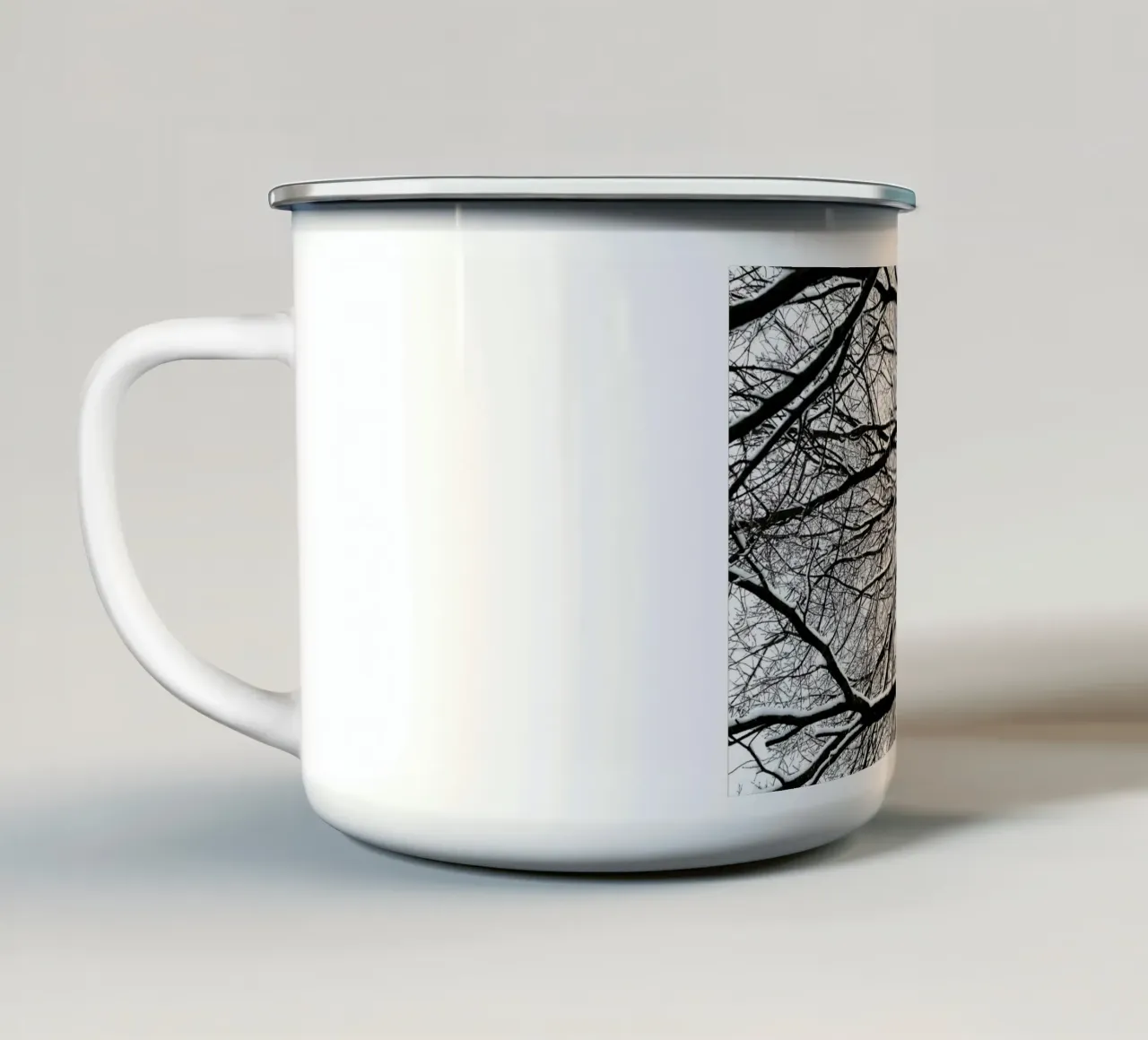 Dettagli sull'albero a Monaco tazza in smalto da Simon Koy