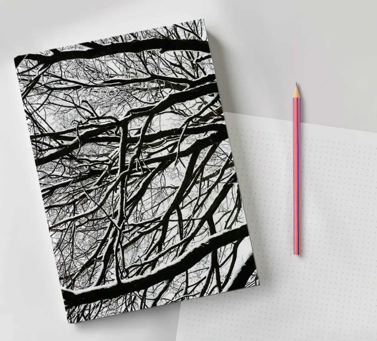 Tree details in Munich notebook by Simon Koy