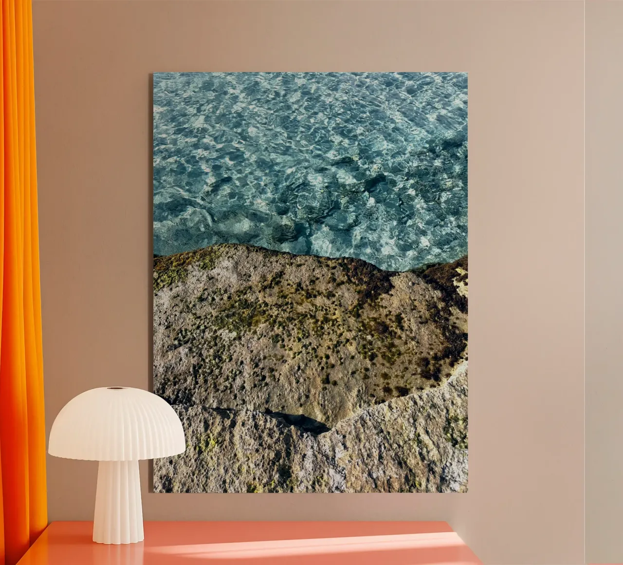 agua de es trenc 02 alluminio dibond da nomad prints