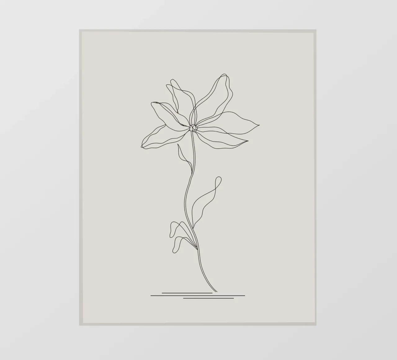 line branch flower pellicola backlit da Creaton