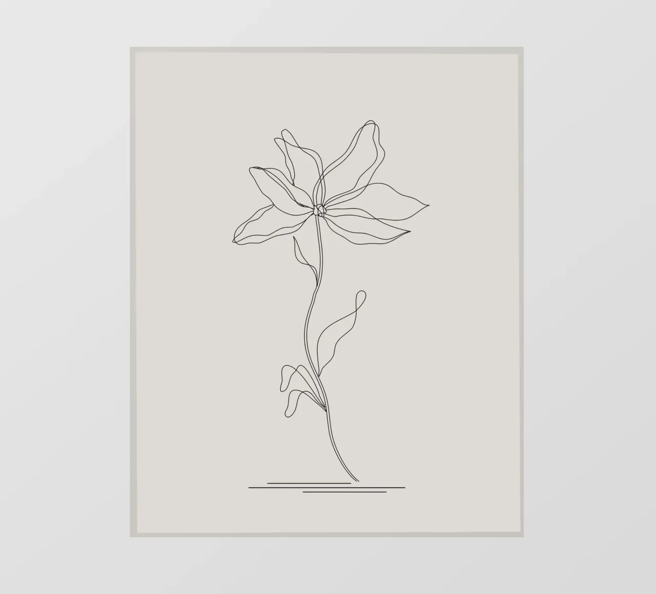 line branch flower telo in pvc da Creaton
