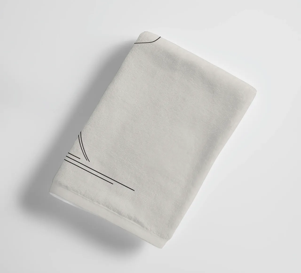line branch flower asciugamano da bagno da Creaton