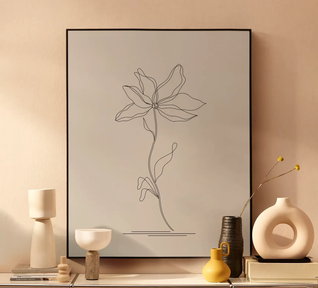 line branch flower plexiglass da Creaton