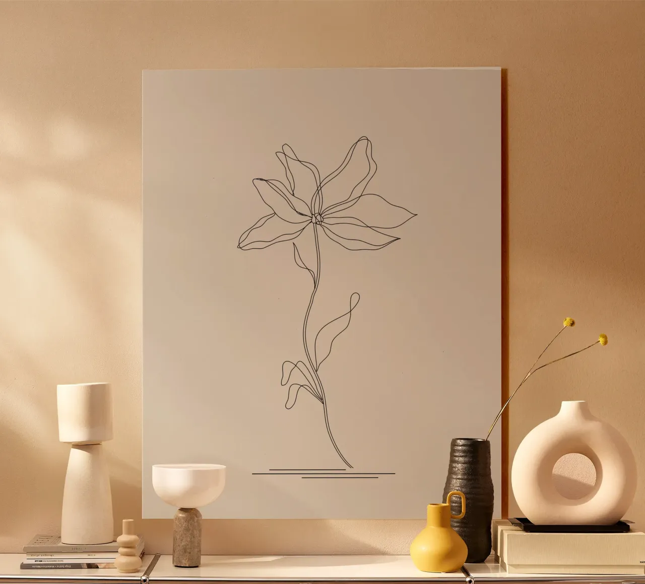 line branch flower plexiglass da Creaton