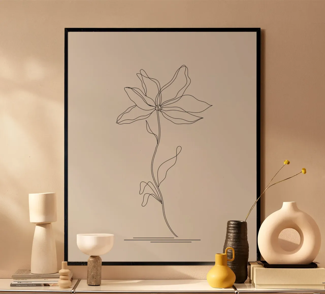 line branch flower carta hahnemühle da Creaton