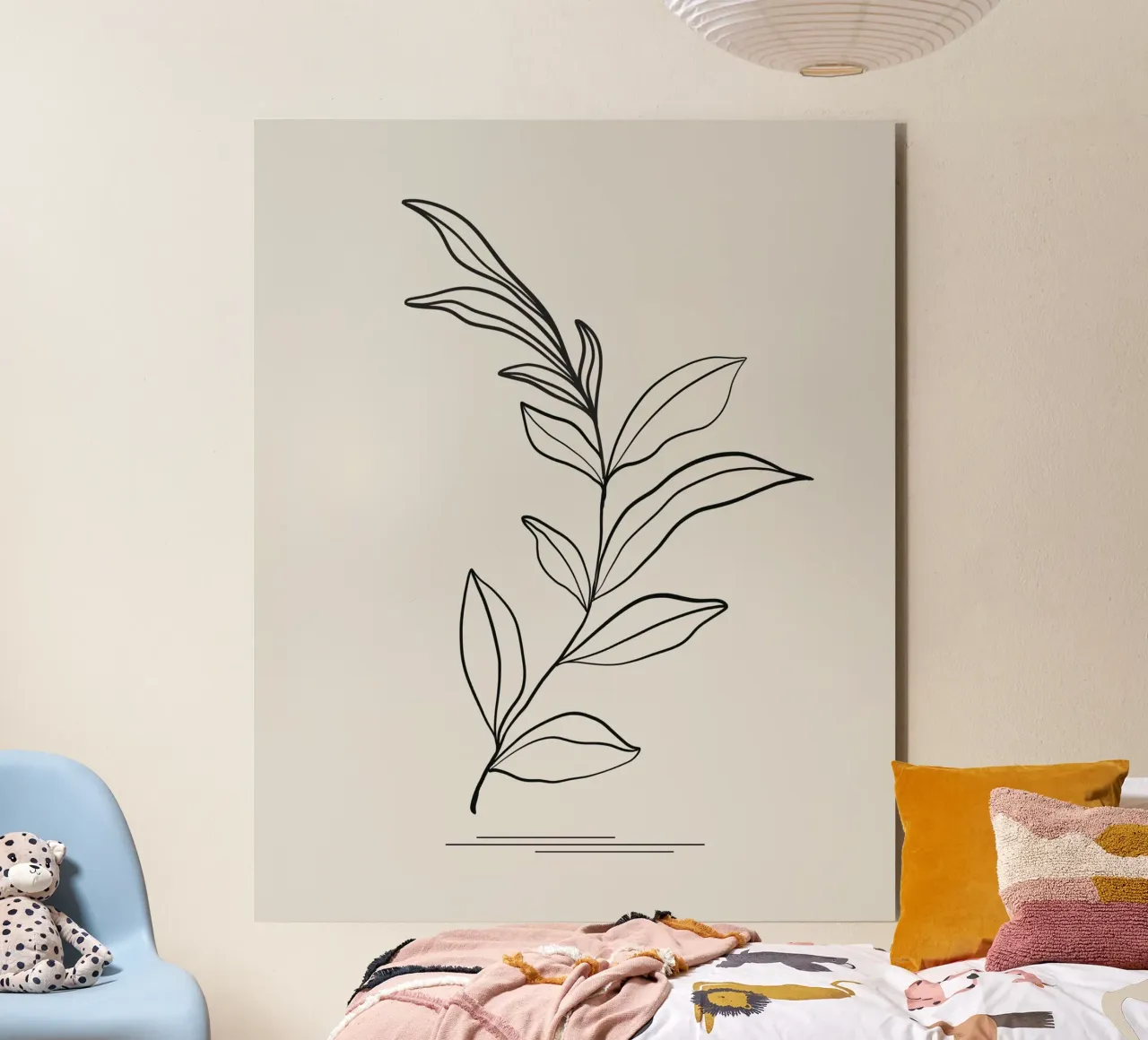 line branch leaf alluminio dibond da Creaton