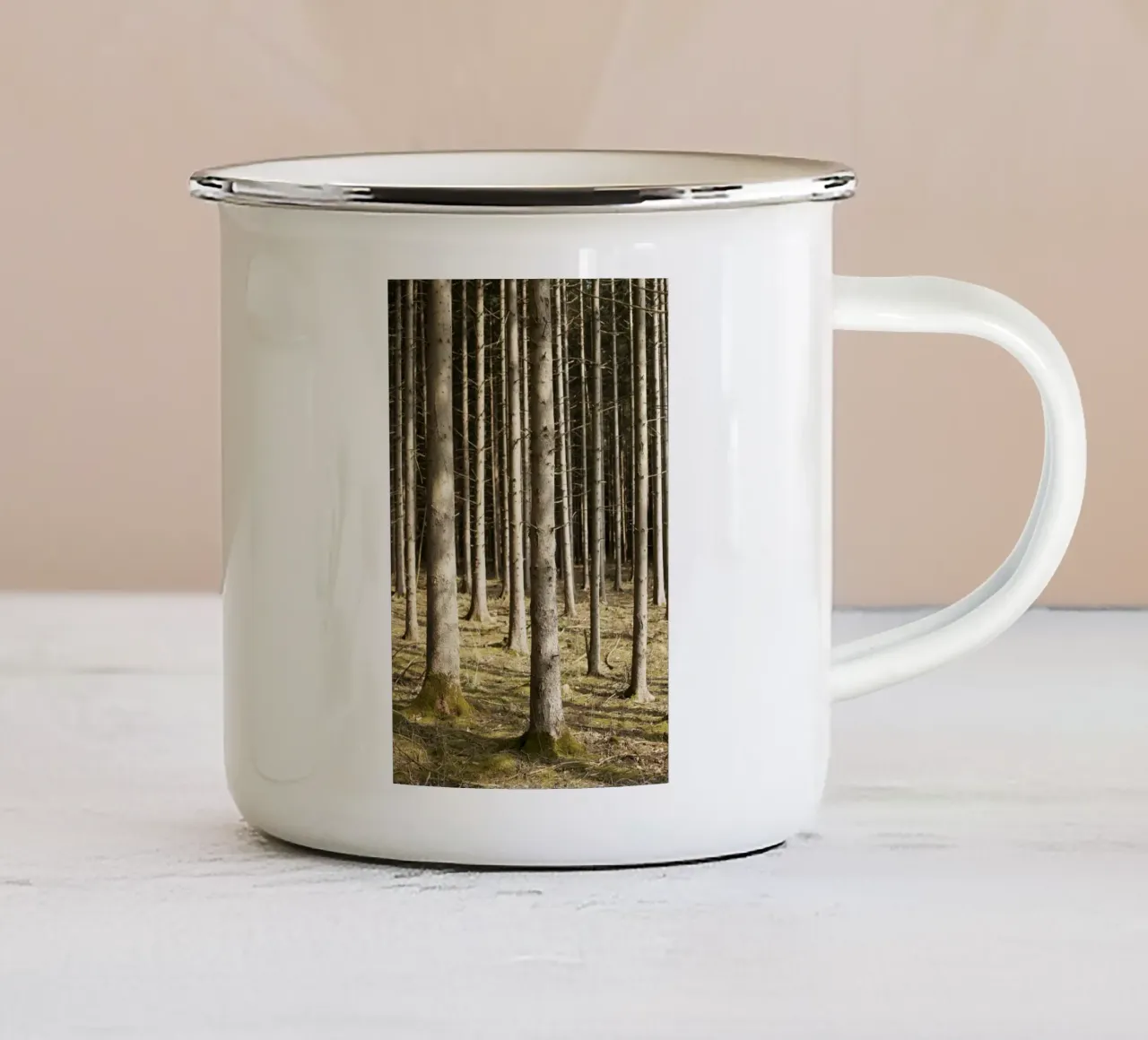 Dettagli sull'albero a Monaco tazza in smalto da Simon Koy