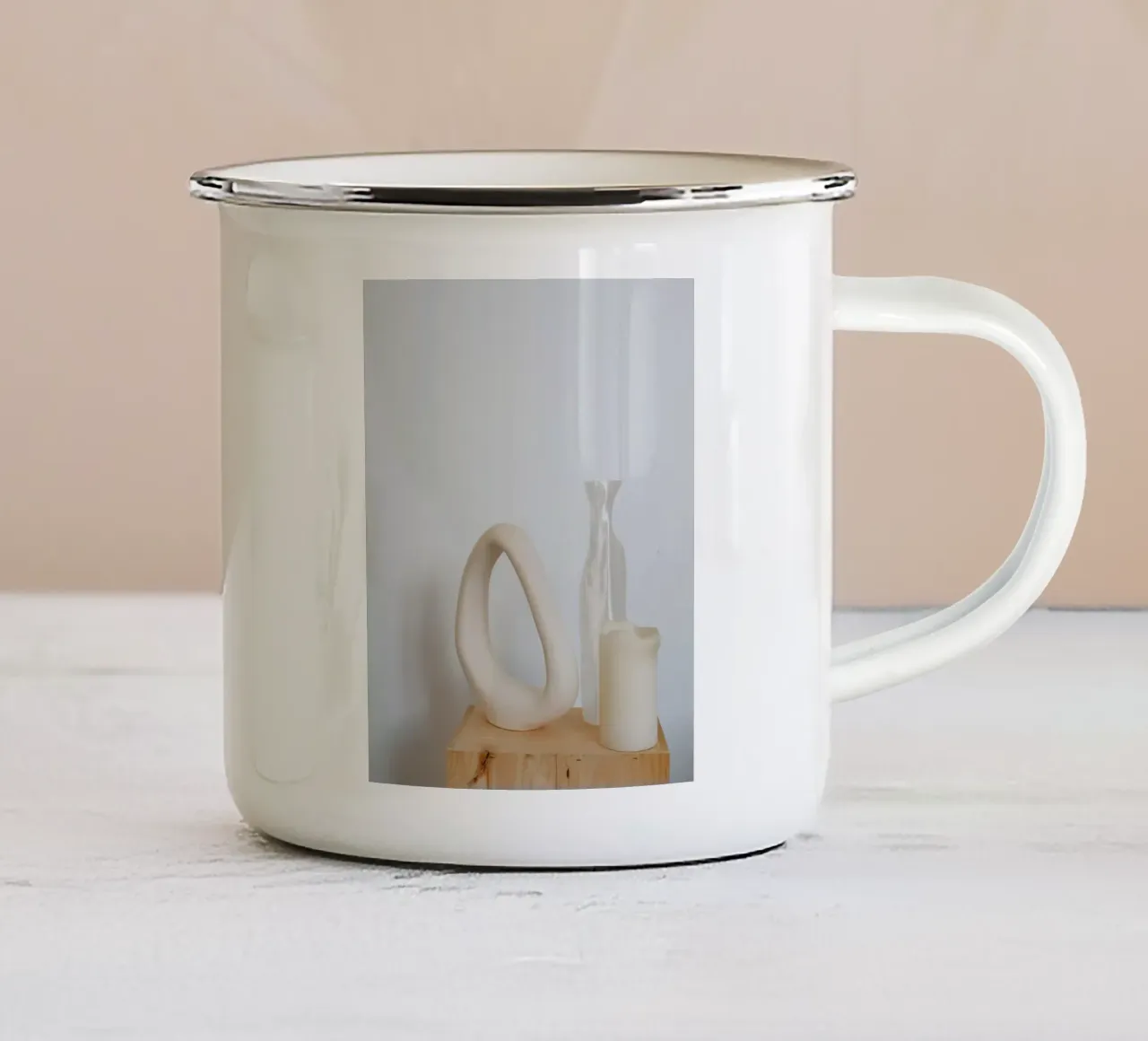 vase bottle tazza in smalto da Creaton