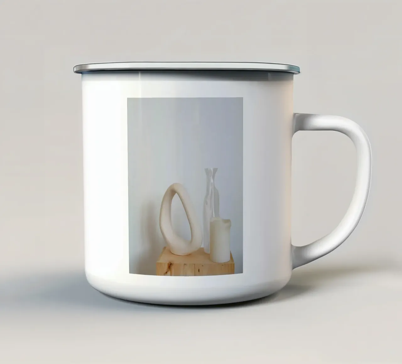 vase bottle tazza in smalto da Creaton